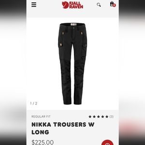 Fjallraven Nikka Trousers, women's